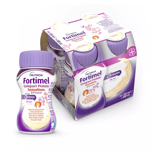 FORTIMEL COMPACT PROTEIN HOT TROPICAL GINGER 4 X 125 ML - fitfarma.it