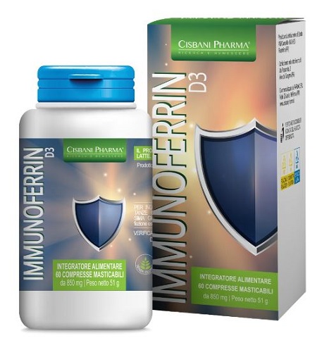 IMMUNOFERRIN D3 60 COMPRESSE OROSOLUBILI - fitfarma.it