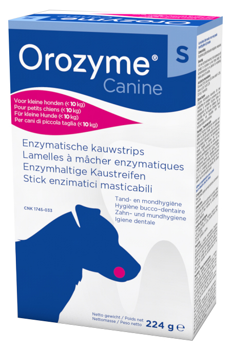 OROZYME CANINE STRISCE ENZIMATICHE MASTICABILI PER CANI DI TAGLIA PICCOLA - fitfarma.it