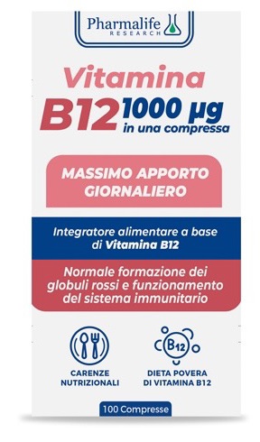 VITAMINA B12 100 COMPRESSE VITACURVEG - fitfarma.it