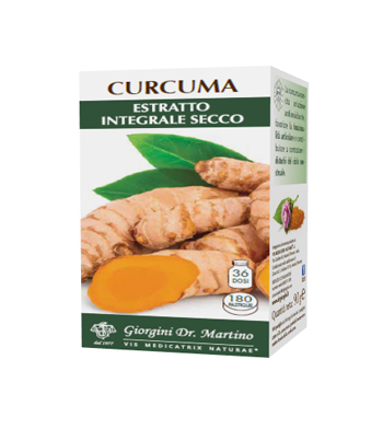 CURCUMA ESTRATTO INTEGRALE SECCO 180 PASTIGLIE - fitfarma.it