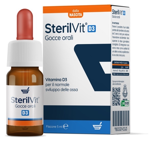 STERILVIT D3 GOCCE 5 ML - fitfarma.it