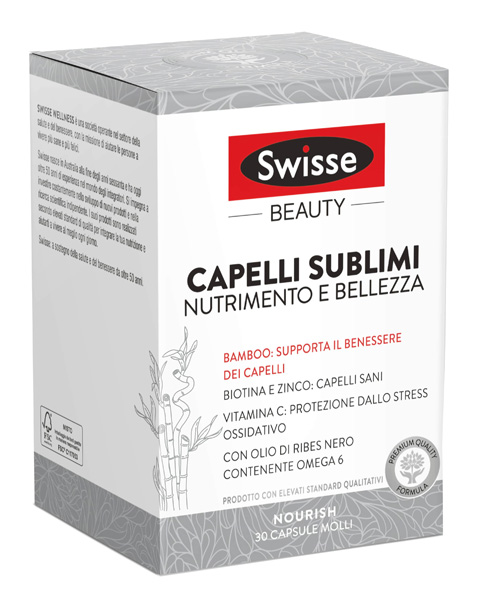 SWISSE CAPELLI SUBLIMI 30 CAPSULE - fitfarma.it