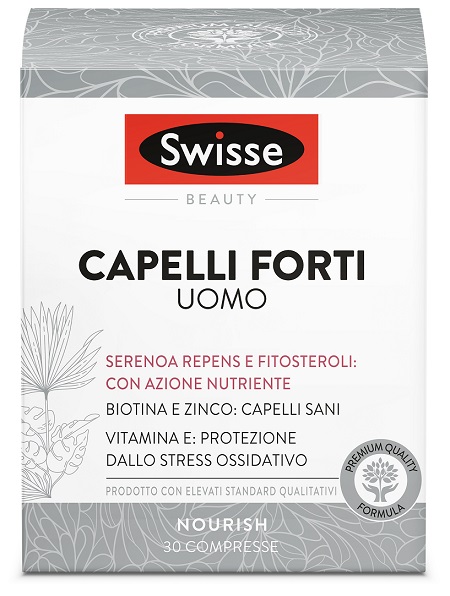SWISSE CAPELLI FORTI UOMO 30 COMPRESSE - fitfarma.it
