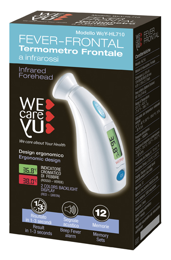 TERMOMETRO FRONTALE WECAREYU FEVER FRONTAL 1 PEZZO - fitfarma.it