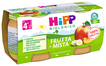 HIPP BIO OMOGENEIZZATO FRUTTA MISTA 2X80 G - fitfarma.it