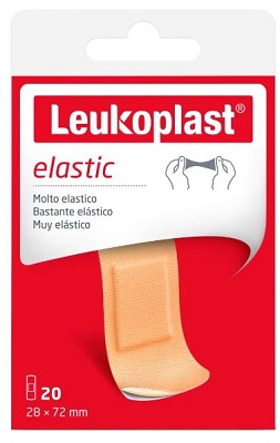 LEUKOPLAST ELASTIC 72X28 20 PEZZI - fitfarma.it