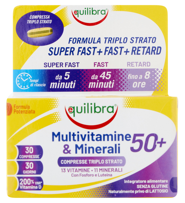 MULTIVITAMINE&MINERALI 50+ 30 COMPRESSE - fitfarma.it