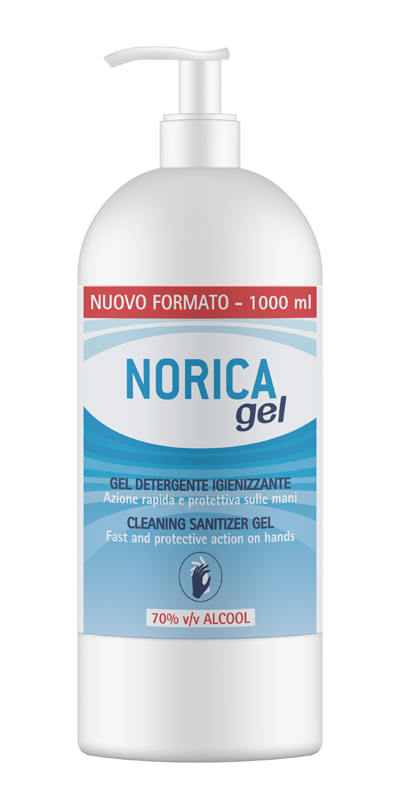 NORICA GEL DETERGENTE IGIENIZZANTE 70% ALCOOL 1000 ML - fitfarma.it