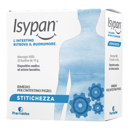 ISYPAN STITICHEZZA MACROGOL 4000 20 BUSTINE 10 G - fitfarma.it