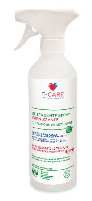 F CARE SPRAY IGIENIZZANTE BIO 500 ML - fitfarma.it