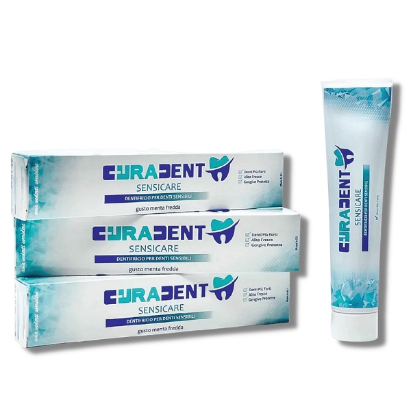 CURADENT DENTIFRICIO SENSICARE DENTI SENSIBILE 75 ML - fitfarma.it
