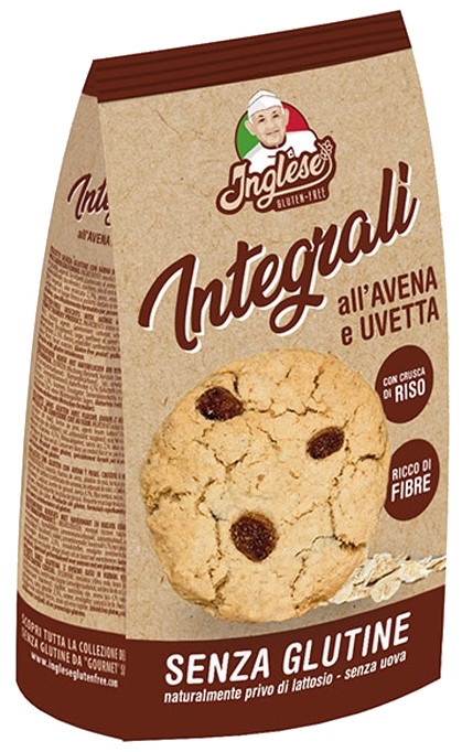 INGLESE BISCOTTI AVENA UVETTA 300 G - fitfarma.it