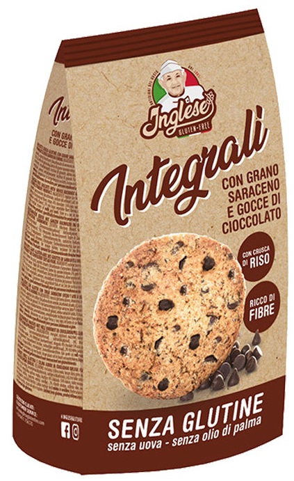 INGLESE BISCOTTI AL GRANO SARACENO CON GOCCE DI CIOCCOLATO 300 G - fitfarma.it