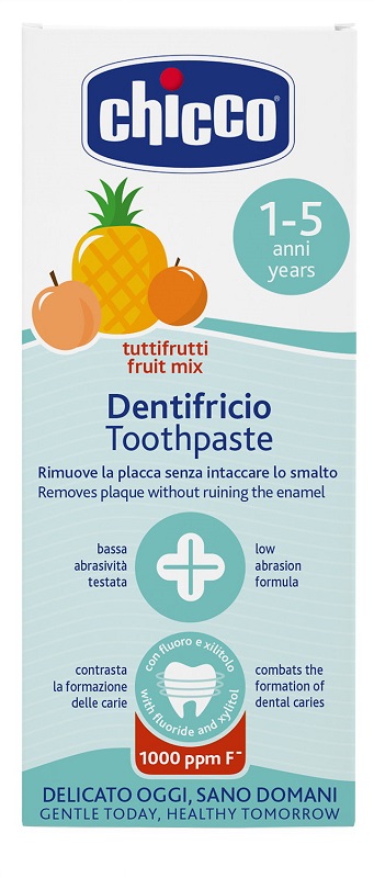 CHICCO DENTIFRICIO TUTTIFRUTTI 12 MESI - fitfarma.it