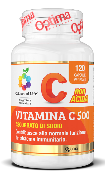 COLOURS OF LIFE VITAMINA C 500 120 CAPSULE VEGETALI 900 MG - fitfarma.it