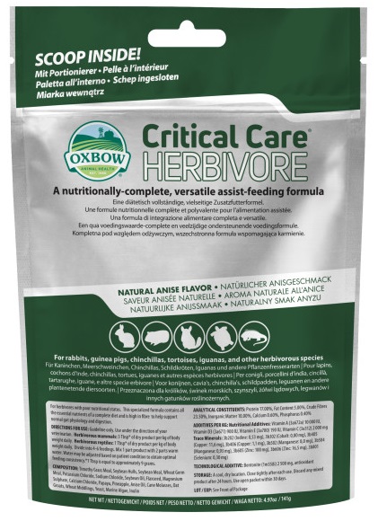 CRITICAL CARE HERBIVORE 141 G - fitfarma.it