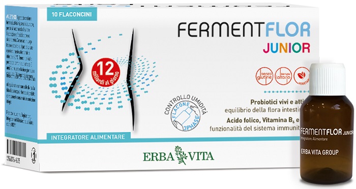 FERMENTFLOR JUNIOR 10 FLACONCINI - fitfarma.it
