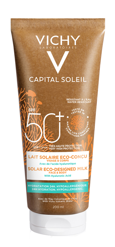 CAPITAL SOLEIL LATTE SOLARE ECO-SOSTENIBILE SPF50+ 200 ML - fitfarma.it