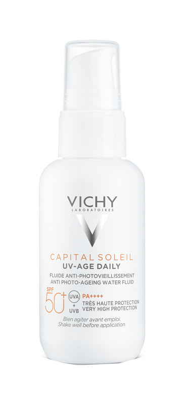 CAPITAL SOLEIL UV-AGE FLUIDO ANTI-FOTOINVECCHIAMENTO SPF50+ 40 ML - fitfarma.it