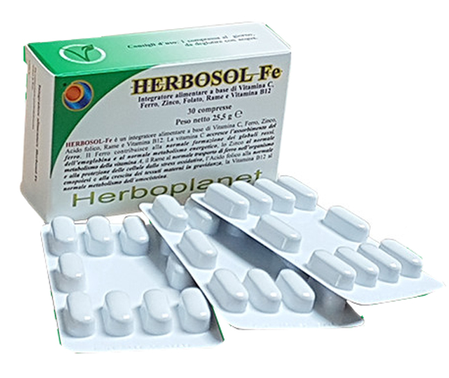 HERBOSOL FE 30 COMPRESSE - fitfarma.it