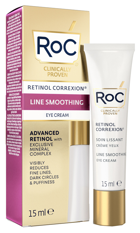 ROC RETINOL CORREXION LINE SMOOTHING CREMA OCCHI 15 ML - fitfarma.it