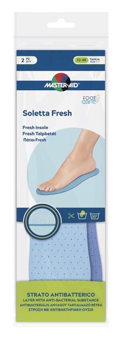 MASTER-AID FOOTCARE SOLETTA FRESH RITAGLIABILE 2 PEZZI - fitfarma.it