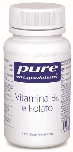 PURE ENCAPSULATIONS VITAMINA B12 E FOLATO 30 PASTIGLIE - fitfarma.it