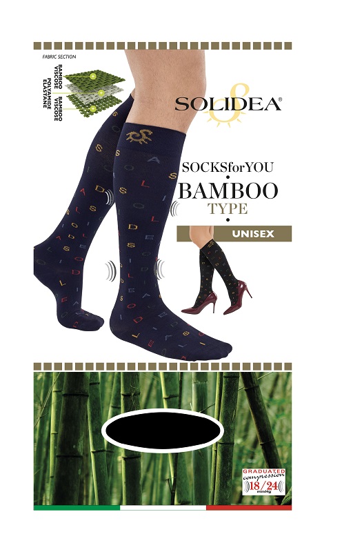 SOCKS FOR YOU BAMBOO TYPE GAMBALETTO NERO S - fitfarma.it