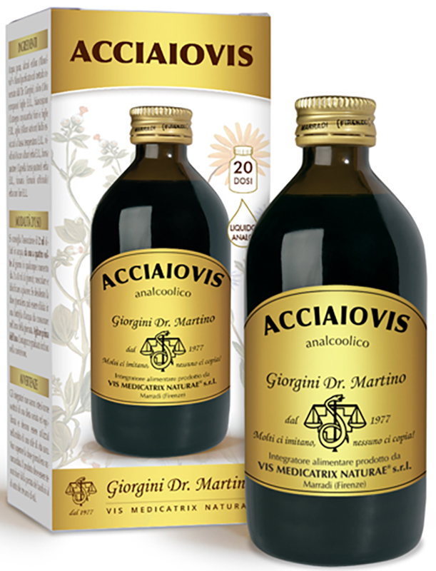 ACCIAIOVIS 200 ML LIQUIDO ANALCOLICO - fitfarma.it