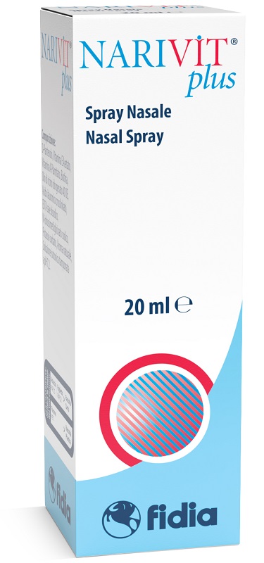 NARIVIT PLUS SPRAY NASALE 20 ML CON ACIDO IALURONICO CROSS-LINKATO D-PANTENOLO BIOTINA VITAMINA E VITAMINA E - fitfarma.it