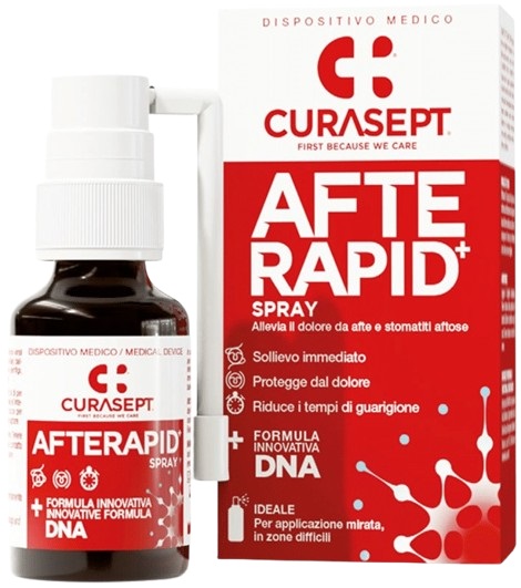 CURASEPT SPRAY AFTE RAPID DNA 15 ML - fitfarma.it