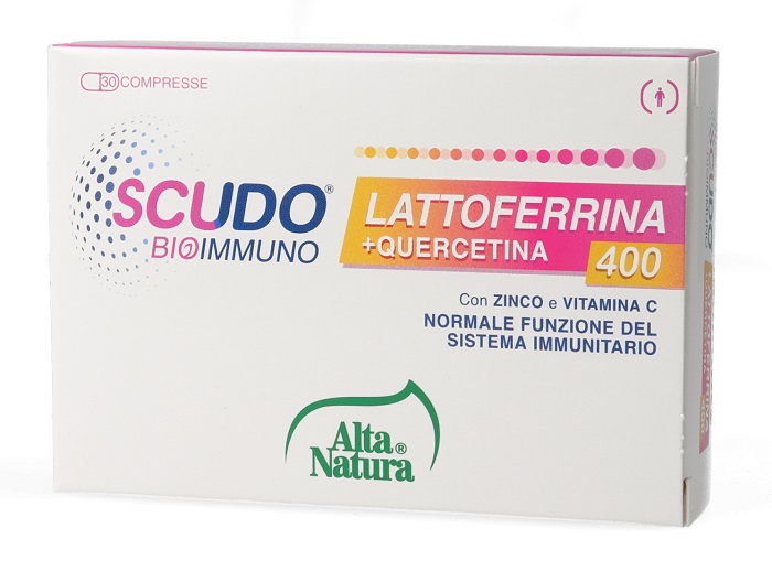 SCUDO LATTOFERRINA + QUERCETINA 400 30 COMPRESSE - fitfarma.it