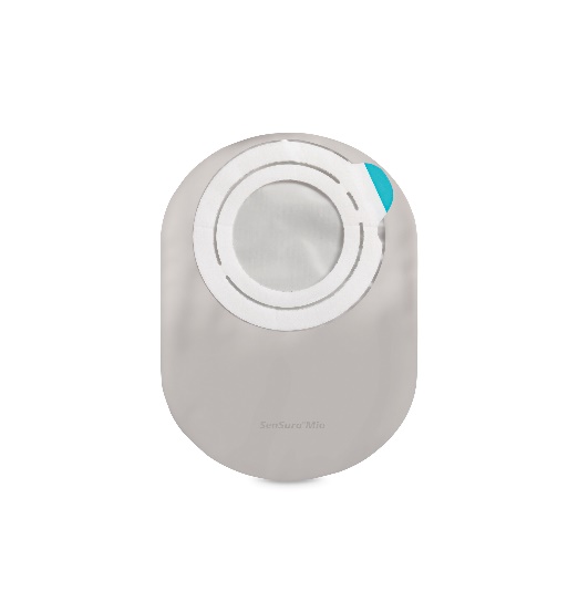 SENSURA MIO FLEX SISTEMA 2 PEZZI CON AGGANCIO ADESIVO SACCA COLOSTOMIA A FONDO CHIUSO RIVESTITA 50MM DA 340 ML 30 PEZZI - fitfarma.it