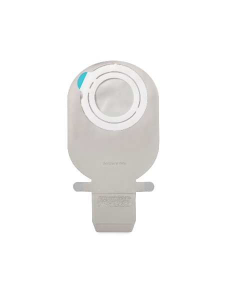 SENSURA MIO FLEX SISTEMA 2 PEZZI CON AGGANCIO ADESIVO SACCA ILEOSTOMIA RIVESTITA 70MM DA 550 ML 30 PEZZI - fitfarma.it
