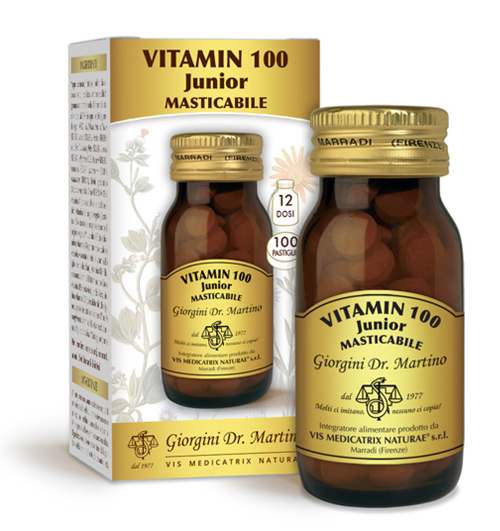 VITAMIN 100 JUNIOR 100 PASTIGLIE - fitfarma.it