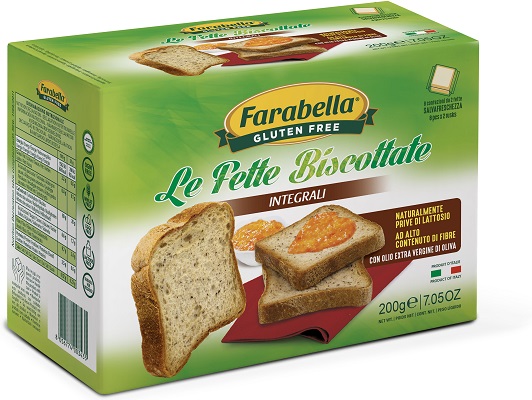 FARABELLA FETTE BISCOTTATE INTEGRALI 200 G - fitfarma.it