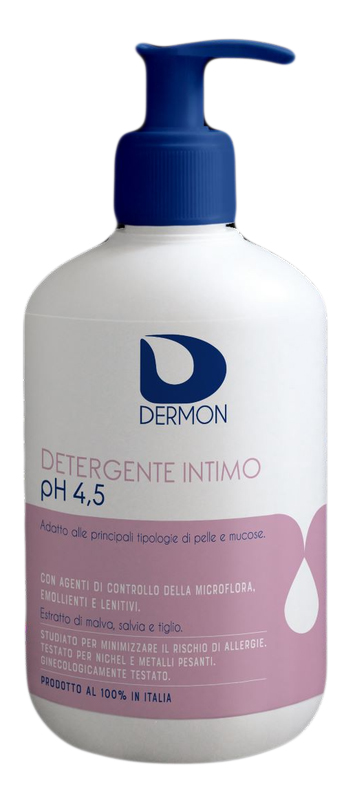 DERMON DETERGENTE INTIMO USO FREQUENTE PH 4,5 500 ML - fitfarma.it