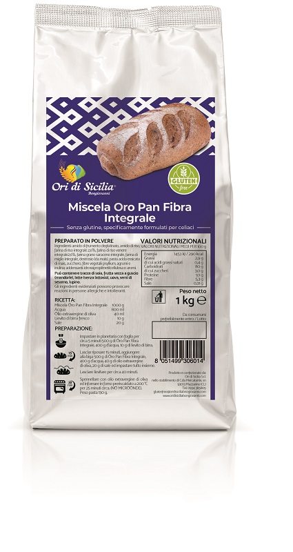 ORI DI SICILIA MIX ORO PAN FIBRA INTEGRALE 1 KG - fitfarma.it