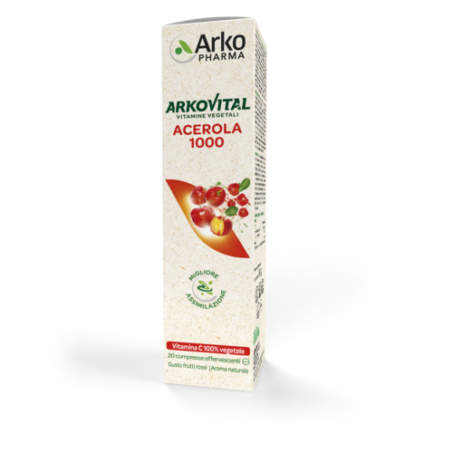 ARKOVITAL ACEROLA 1000 EFFERVESCENTE 20 COMPRESSE - fitfarma.it