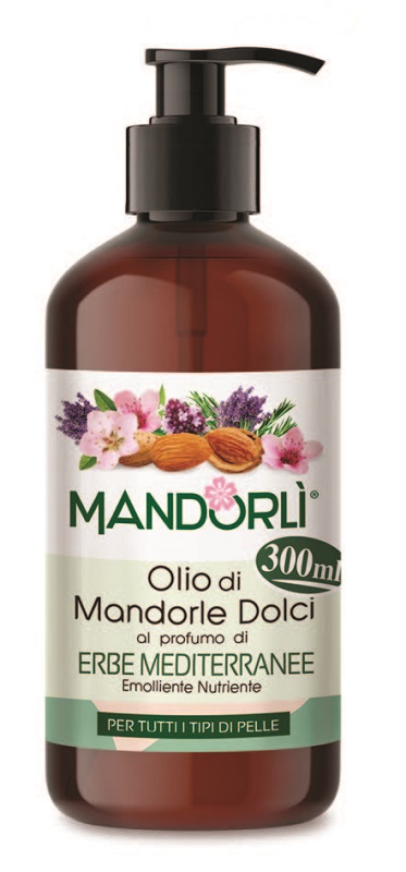 MANDORLI ERBE MEDITERRANEE OLIO CORPO 300 ML - fitfarma.it