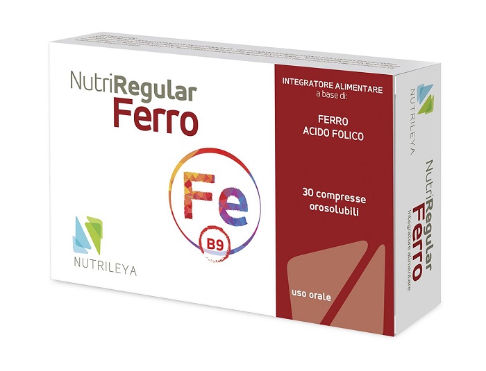 NUTRIREGULAR FERRO 30 COMPRESSE OROSOLUBILI - fitfarma.it