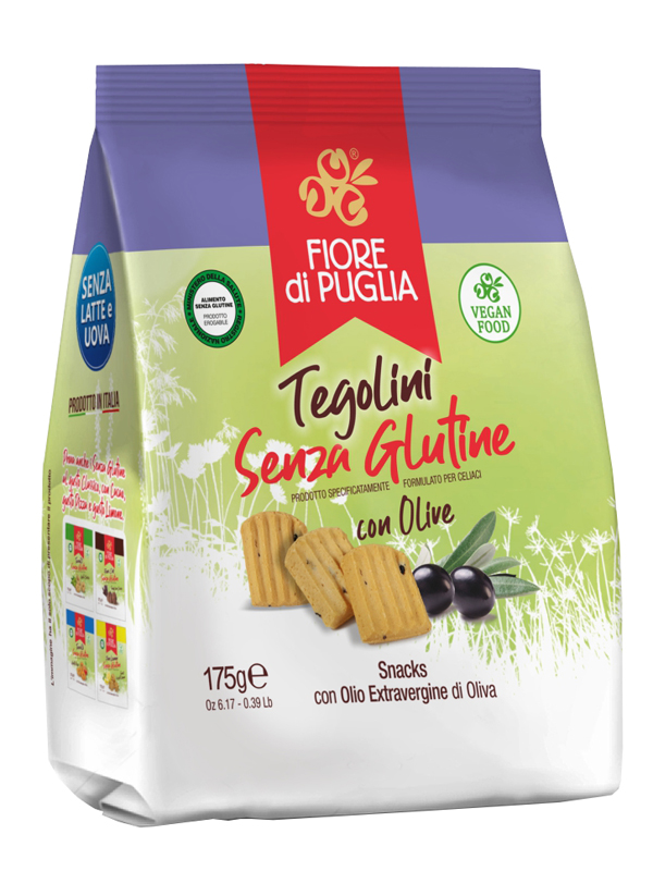 FIORE DI PUGLIA TEGOLINI CON OLIVE 175 G - fitfarma.it