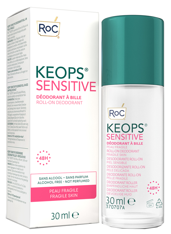 ROC KEOPS DEODORANTE ROLL-ON 48H SENSITIVE 30 ML - fitfarma.it