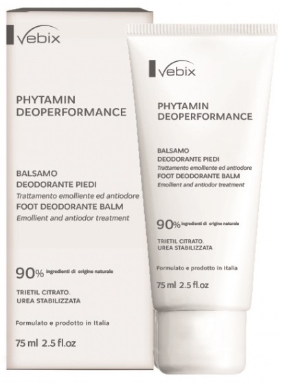 VEBIX PHYTAMIN E DEO PERFORMANCE BALSAMO PIEDI 24H-75ML - fitfarma.it