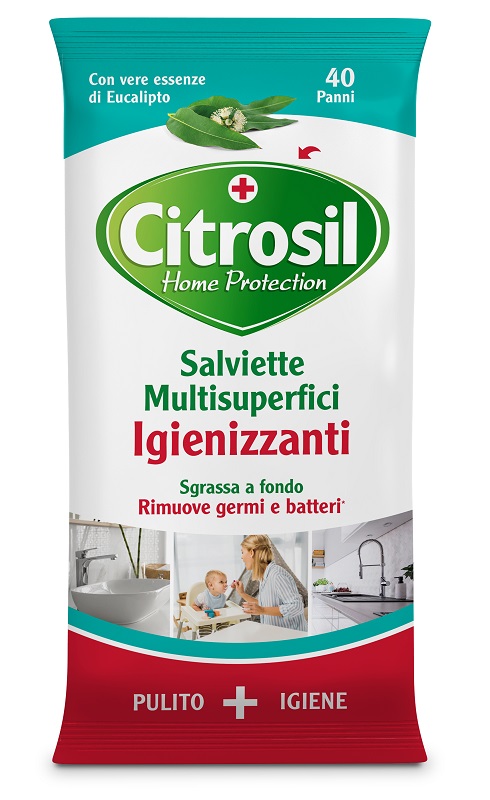 CITROSIL SALVIETTE IGIENIZZANTI EUCALIPTO 40 PEZZI - fitfarma.it