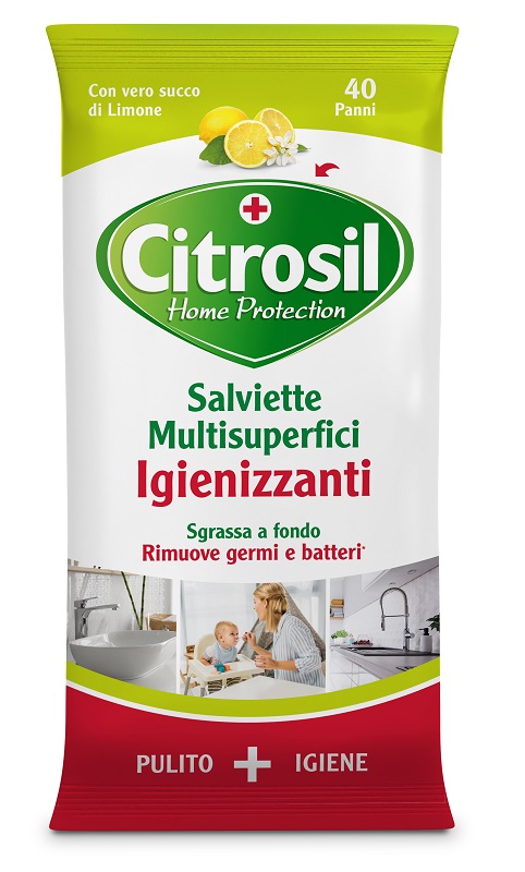 CITROSIL SALVIETTE IGIENIZZANTI LIMONE 40 PEZZI - fitfarma.it