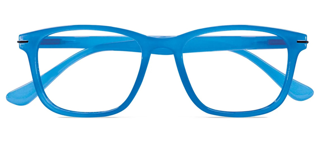 OCCHIALE DA LETTURA PREMONTATO TWINS SILVER FLAM BLU+1,00 - fitfarma.it