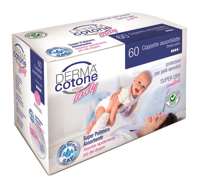 DERMACOTONE COPPETTA ASSORBILATTE 60 PEZZI - fitfarma.it