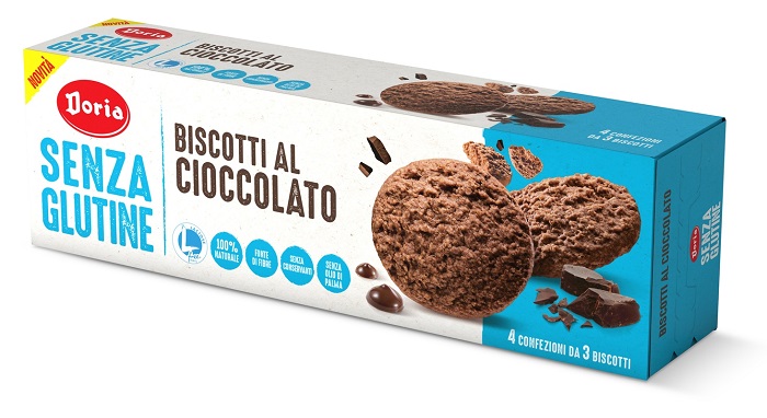 DORIA BISCOTTI CIOCCOLATO 4X37,5 G - fitfarma.it